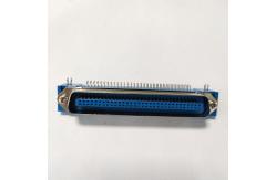 China Phosphor Bronze Centronic Male Right Angle PCB 64 Pin Connector supplier