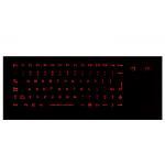 Washable Kiosk Industrial Keyboard With Touchpad Integrated 83 Keys IP67 5V DC
