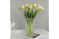 China Home soft furnishings, artificial flower bouquets, studio shooting props, 5 double-petaled tulips supplier