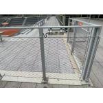 Ss 304 Ferrule Cable Mesh With Frame Customized Anti Rust For Boundary Wall for sale