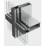 Ventilated Facades Aluminum Curtain Wall Profile For Exterior for sale