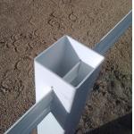 Cattle Vinyl 2 Rails 3 Rails Easy Assemble DIY PVC Ranch Rail Fence