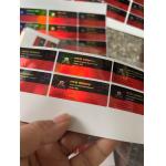 HCG 5000iu 2ml Glass Vial Labels Waterproof Labels with PAPER/PET/PVC Material for sale