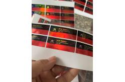 China HCG 5000iu 2ml Glass Vial Labels Waterproof Labels with PAPER/PET/PVC Material supplier