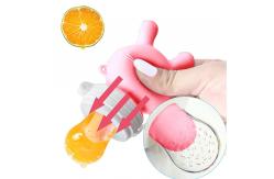 China Anti Slip Silicone Food Teether Odorless Reusable Eco Friendly supplier