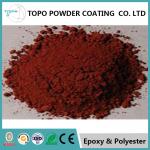 Smooth RAL 1018 Bicycle Powder Coating , 79% Gloss Hard Rigid Brown Powder Coat for sale