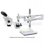 Industrial Stereo Optical Microscope With Double Arm Pole Stand for sale