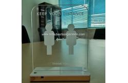 China High Brightness Table Stand 28 * 22cm Led Shine Board supplier