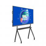 Qtenboard Touch Screen Interactive Smart White Board Floor Stand Conference Whiteboard