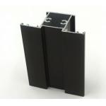 H Shape Anodized Bronze Black Sliding Window Aluminium Profile Customized