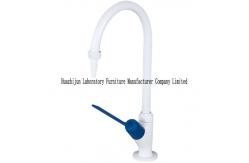 China One Way Science Lab Water Taps Gooseneck Deck Mounted 360 Degrees Swing supplier