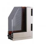 Aluminum Sliding Window Extrusion Profiles Customized Double Glazed