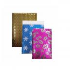 Holographic Bubble Foil Shipping Mailing Bags Metallic Padded Envelopes for sale