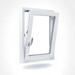 modern Waterproof PVC Tilt And Turn Window Double Triple Glazed PVC Windows for sale