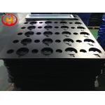 Anti Fire Black Corrugated Plastic Layer Pads With Holes for sale