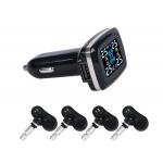 LCD Display Tire Pressure And Temperature Monitoring System With USB Socket for sale