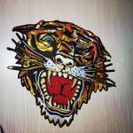Fashion Embroidery Custom Patch Pearl Self Adhesive Printed Gold Glitter for sale