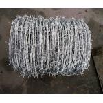12x14BWG Galvanized Steel Double Strand Barbed Wire Rope  non rusting