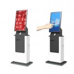 High Capacity Bill Acceptor Self Service Kiosk Terminal with 32Inch Capacitive Touch Screen and QR Code Scanner for sale