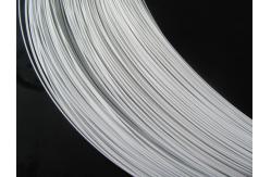 China Nylon Coated 0.9mm Hook And Eye Wire White Good Dyabilty 20kg Coil supplier