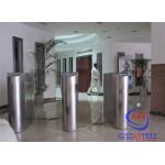 Airport Metro Intelligent Glass Entrance Turnstiles Nice Shape Design for sale