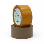 Brown BOPP Parcel Packing Tape For Sealing Shipping Wrapping Carton Box for sale