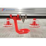 Drinking System Fully Automatic Poultry Drinker , Broiler Chicken Drinker Customized