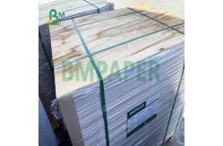 China Recycled Pulp Coated White Board With Gtey Back for Literacy Card supplier
