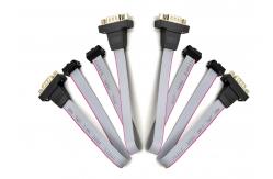 China PVC Sheath DB 9P TO IDC 10P IDC Ribbon Cable supplier