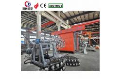 China Advisory Service Rotary Shuttle Rotomolding Machine Adjustable Rotating Speed supplier