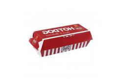 China Customized Eco-Friendly Recyclable Hamburger Hot Dog Takeaway Packaging Box supplier