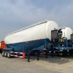 China 60Ton Max Payload Truck Trailer Bulk Cement Silo Tanker Semi Trailers for Product factory