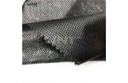 China Double Dot Hot Rolling Adhesive Interlining For Leather Coat supplier