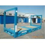 20gp Steel Dry Used Flat Rack Containers / Flat Rack Shipping Container for sale