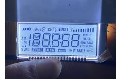 China Customized Monochrome LCD Display TN HTN 7 Segment For Multimedia Player supplier