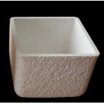 ISO9001 Kiln Furniture High Purity Alumina Coarse Crucible For Sintering Of Alumina Ceramics Used On Industrial Furnace for sale