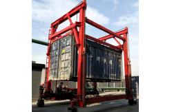 China Small Space Rtg Rubber Tyred Gantry Cranes Simple Operation supplier