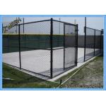 Hot Dipped Galvanized Chain Link Fence Slats / Panels Heavy Duty Sliding Gates 5 Foot for sale