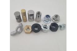 China Nylon Insert Hex Coupling Nuts M4 M5 M6 M8 M10 M12 supplier