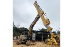 China 20m 25m Telescopic Dipper Arm With Clamshell Bucket Grapple Clamshell Telescopic Arm supplier