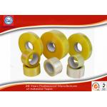 Water Activated Yellow Transparent BOPP Packing Tape High Strength for sale