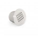 CNC Stamping 18/8 Stainless Steel Reusable Coffee Capsule / refillable nespresso pods for sale