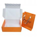 Printed Corrugated Shipping Box With Tear Tape Top For On Line Shop Goods Delivery for sale