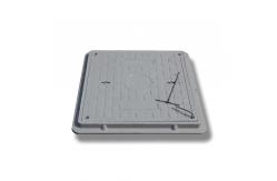 China Square Fiber Glass Composite Resin BMC / SMC / FRP Manhole Cover supplier