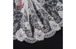 China Pollution - Free Underclothes Embroidered Lace Trim For Sensitive Skin supplier