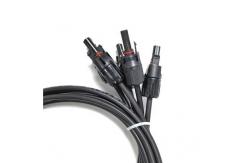 China H1Z2Z2-K 1x4mm2 Solar Power Extension Cable For Tinned Copper Connector supplier