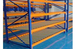 China Warehouse Picking System Case Carton Flow Rack With Plastic Gravity Roller Track supplier