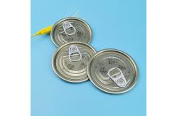 China Metal Pull Tab Pop Top Cap Easy Open Tinplate Lid Non Refillable supplier