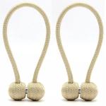 Furniture Waterproof Polyester Ball Curtain Tiebacks for sale