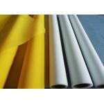 White / Yellow 110 Monofilament Polyester Mesh Plain Weave 30-70m / Roll